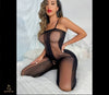 Body Résille Noir Sexy, Body En Maille Jarretière Ouverte Sans Manches Évider, Lingerie Et Sous-vêtements Sexy Pour Femmes *TAILLE UNIQUE*