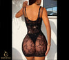 Robe transparente à strass, vêtements pour femme