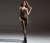 Bodystocking En Résille Sensuelle, Bodystocking Sans Manches En Maille Jacquard Évidée, Lingerie Et Sous-vêtements Sexy Pour Femmes - Goldyzen